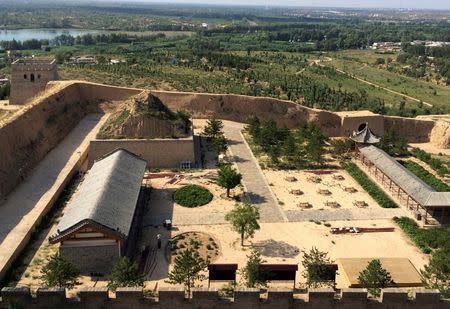 A site of the Great Wall-Zhenbei Terrace Scenic area is seen in Yulin, Shaanxi Province, China, June 18, 2016. REUTERS/Sue-Lin Wong