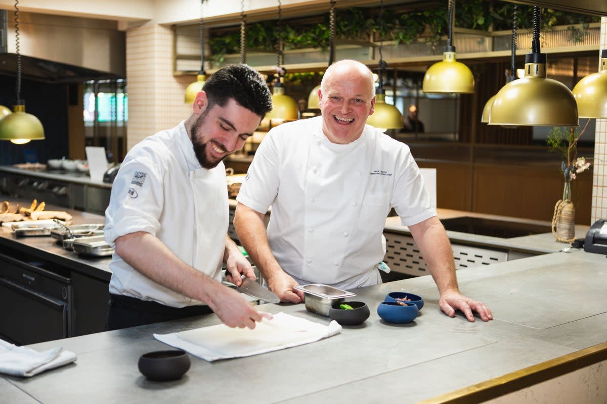 Head chef Paul Bates, right (Supplied )