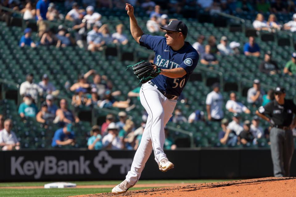 Seattle Mariners reliever Erik Swanson