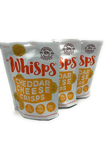 35) Cheddar Cheese Crisps