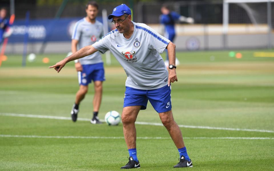 Maurizio Sarri says he would give up everything to win with Chelsea in his first interview as manager