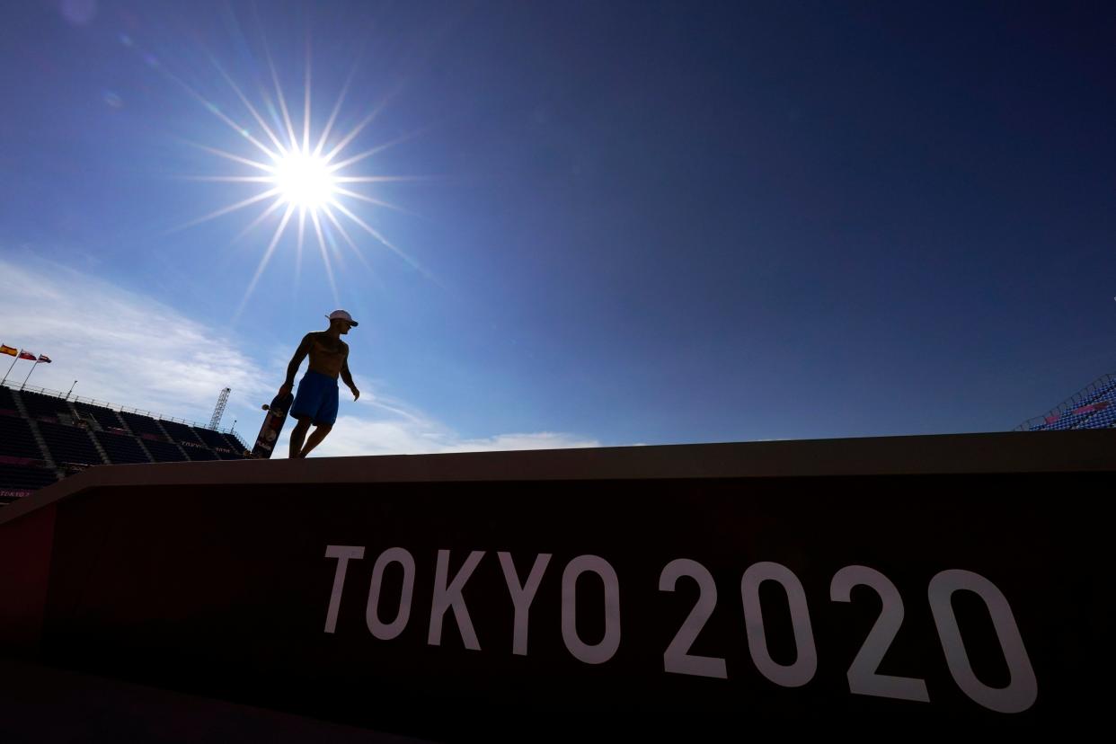 APTOPIX Tokyo Olympics Skateboarding (Copyright 2021 The Associated Press. All rights reserved)