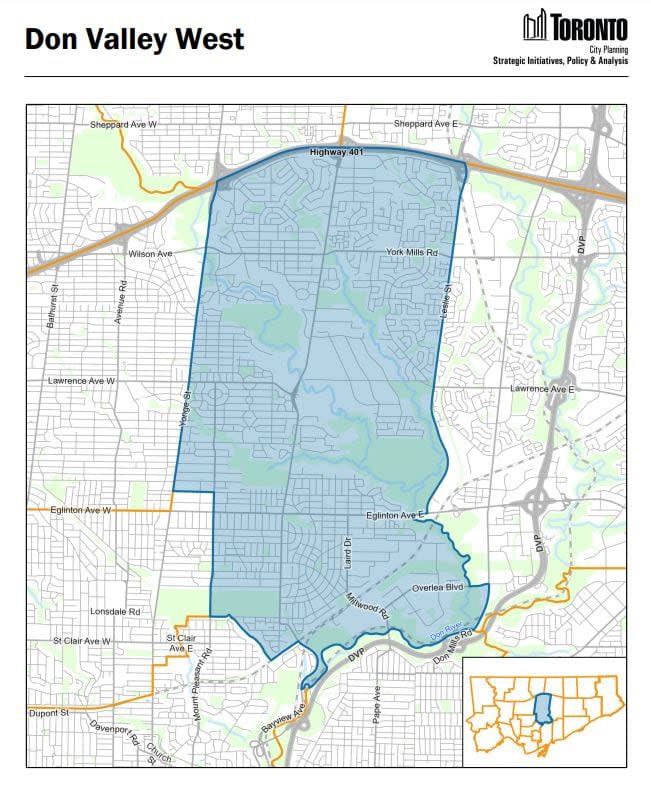 Ward 15, Don Valley West map