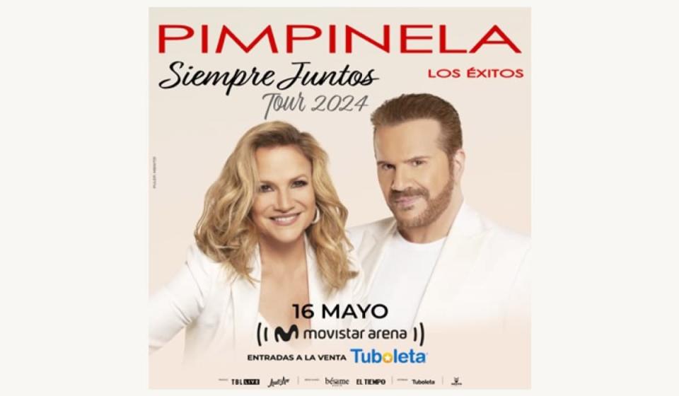 Pimpinela dará concierto en Bogotá. Imagen: cortesía Movistar.