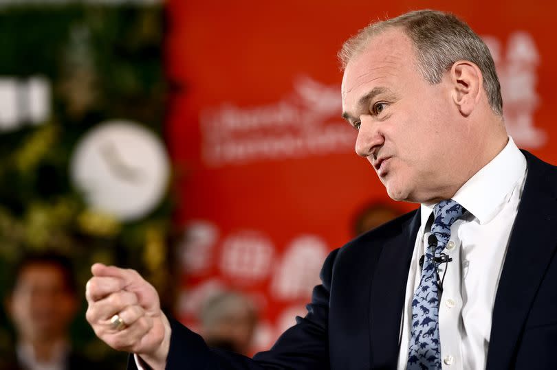 Leader of the Liberal Democrats Ed Davey