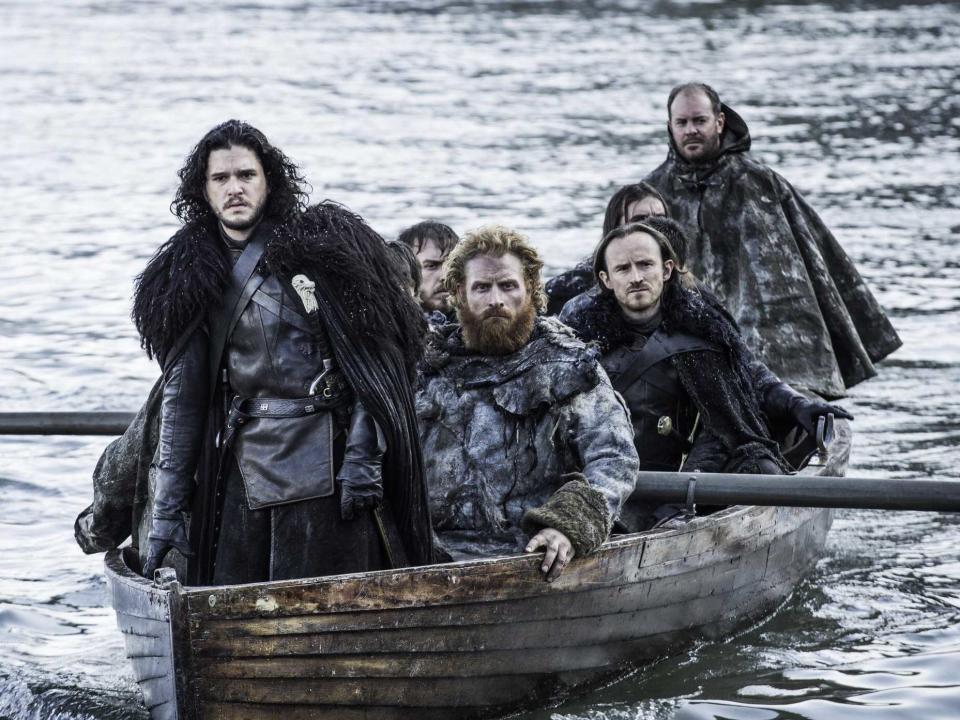 Jon Snow and Tormund go to Hardhome game of thrones