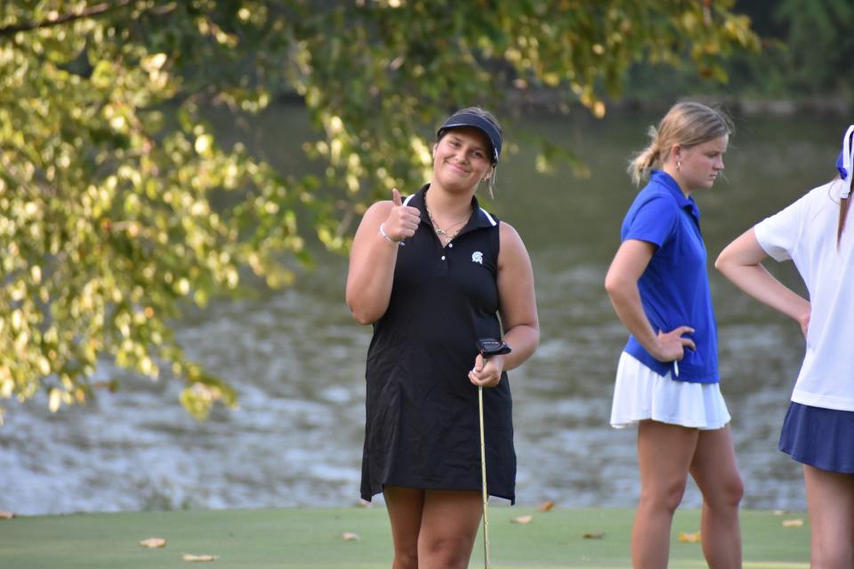 Piper Sterling shot a round of 40 and earned medalist honors for Sturgis at Wednesday's jamboree.