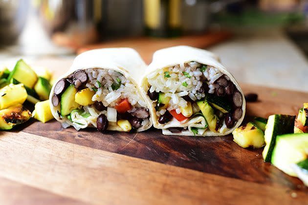 Grilled Veggie Burritos