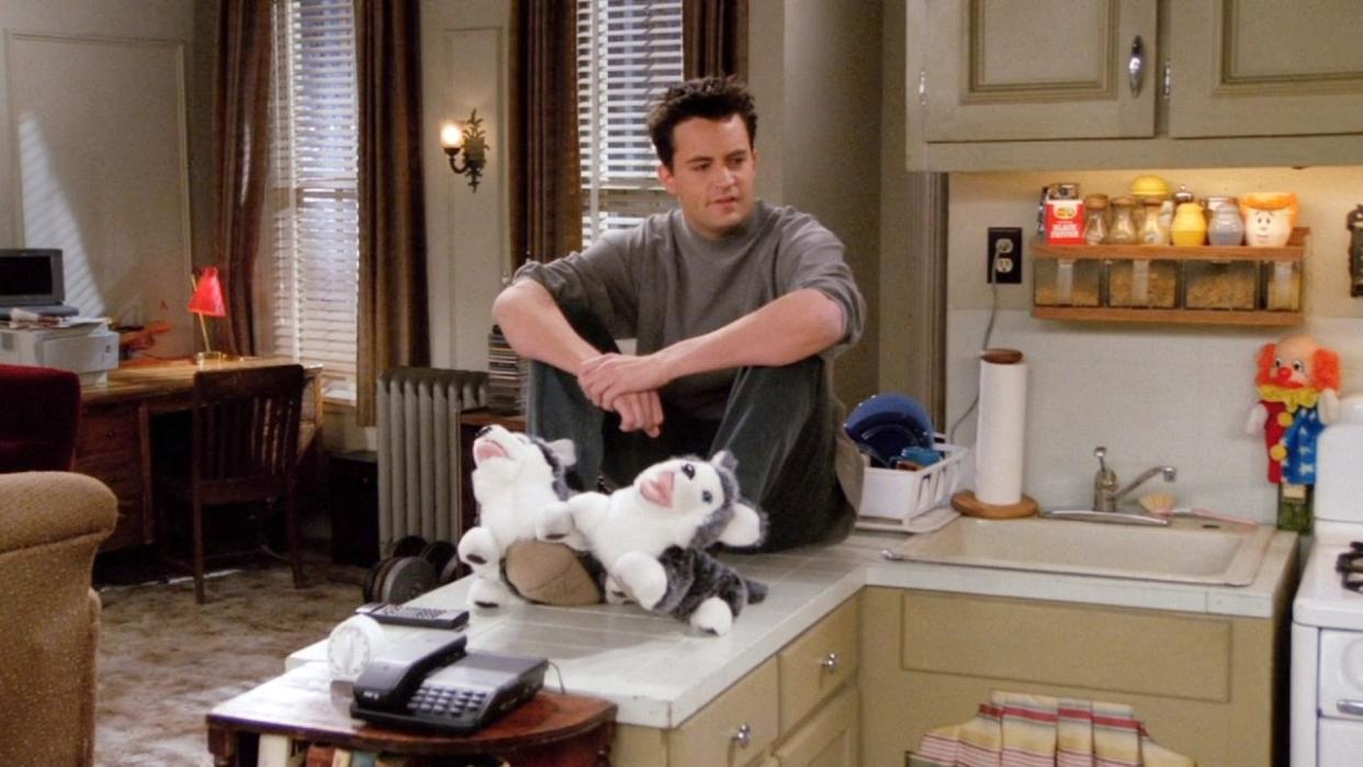  Matthew Perry as Chandler on Friends. 