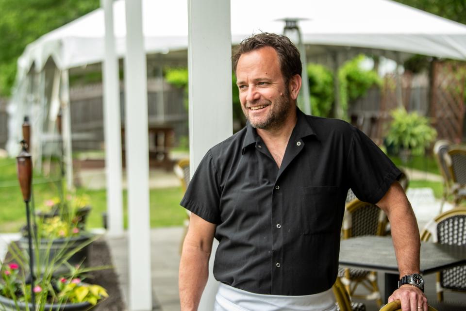 Andre’ deWaal poses for a photo at Andre's Lakeside Dining in Sparta, NJ on Thursday May 26, 2022. 