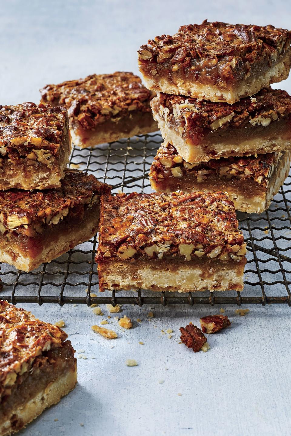 Spiced Pecan Pie Bars