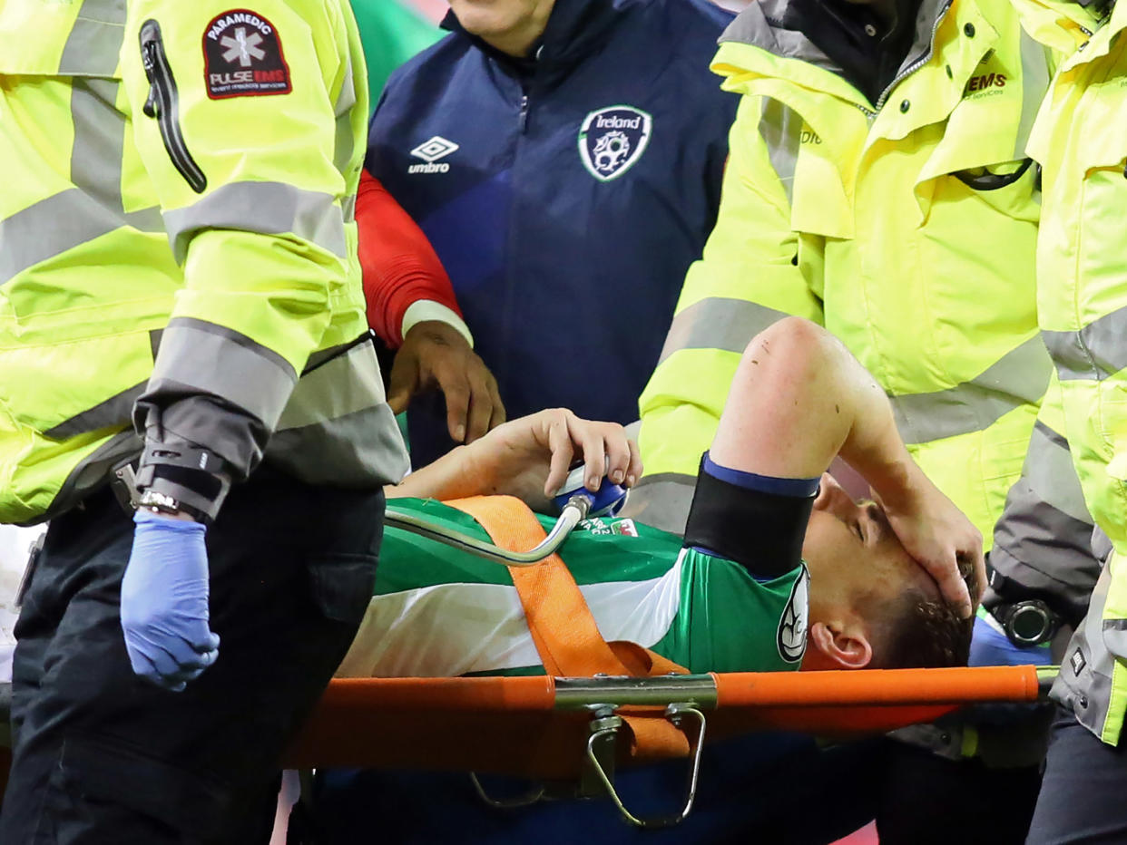 Seamus Coleman faces a lengthy recovery process: Getty