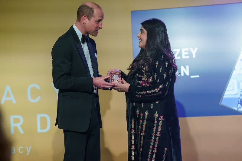 Britain's Prince William attends the Diana Legacy Awards in London