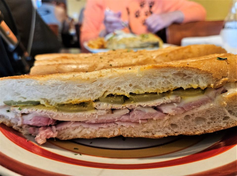 The 12-inch Cuban sandwich at Mirna's Cuban Cuisine in Sarasota, photographed on July 27, 2023.