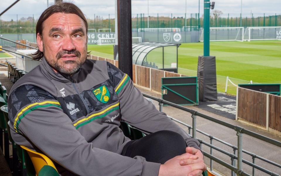 Daniel Farke's reputation has been enhanced as he's guided Norwich back into the top flight  - TONY BUCKINGHAM