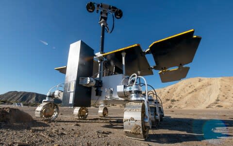 Last year Airbus tested the rover in Spain  - Credit: Geoff Pugh for the Telegraph