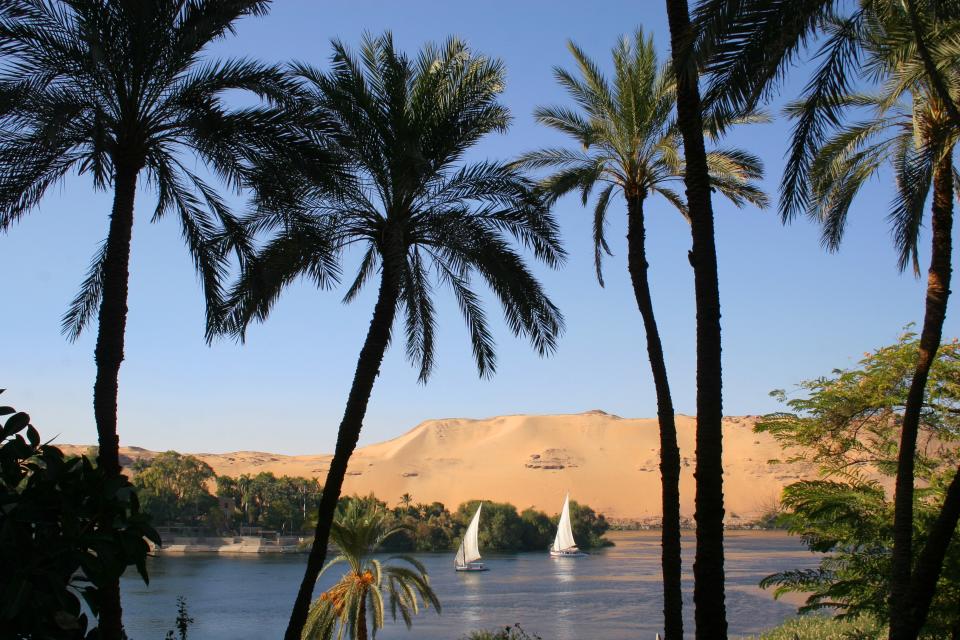 A Nile river cruise through Egypt