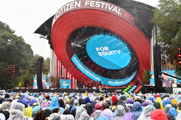 NEW YORK, NEW YORK - SEPTEMBER 23: A view of the crowd during Global Citizen Festival 2023 at Central Park on September 23, 2023 in New York City.  - Credit: Roy Rochlin/Getty Images/Global Citizen