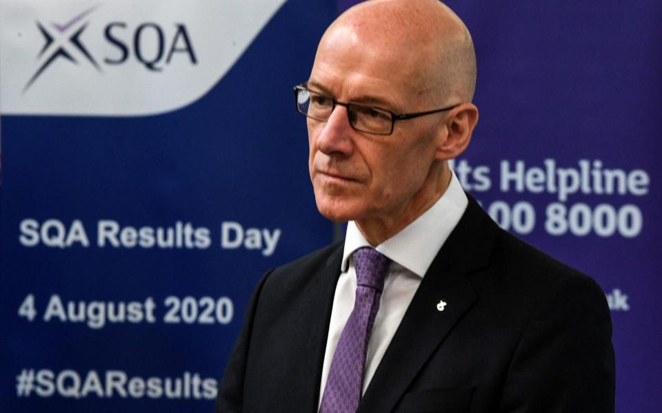 John Swinney is accused of presiding over two exam crises in two years - PA