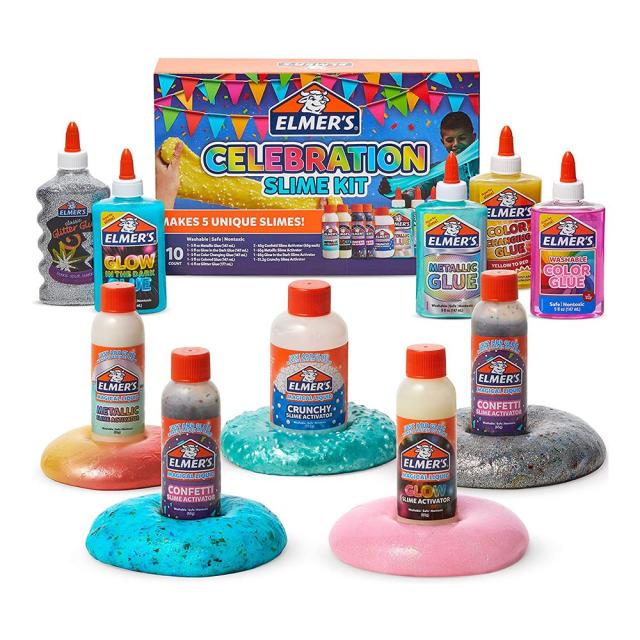 Slime Supplies Kit 135 Pack Slime Making DIY Kit 30 Crystal Slime Glitter Jars