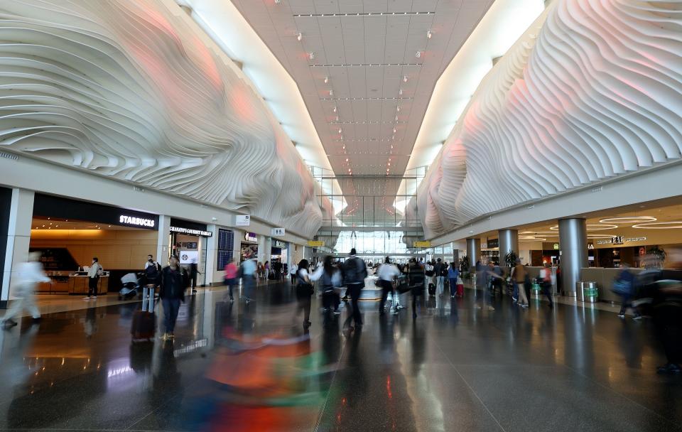 People move through Salt Lake City International Airport in Salt Lake City on Tuesday, Oct. 31, 2023. | Kristin Murphy, Deseret News