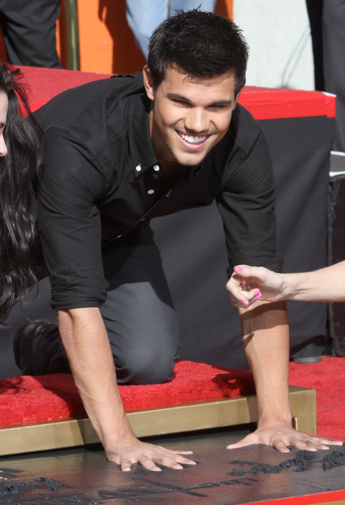 Twilight Cast Hand and Footprint Ceremony at Grauman's Chinese Theatre in Hollywood on November 3, 2011