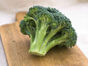 <b>Broccoli fights wrinkles:</b> "A cup of broccoli has 100 percent of your vitamin C-crucial for production of collagen, which gives skin elasticity," says Tammy Lakatos Shames, R.D. It's also rich in beta-carotene, which the body converts to vitamin A. This vitamin assists in cell turnover, so old skin cells are replaced with fresh (read: younger-looking) ones.