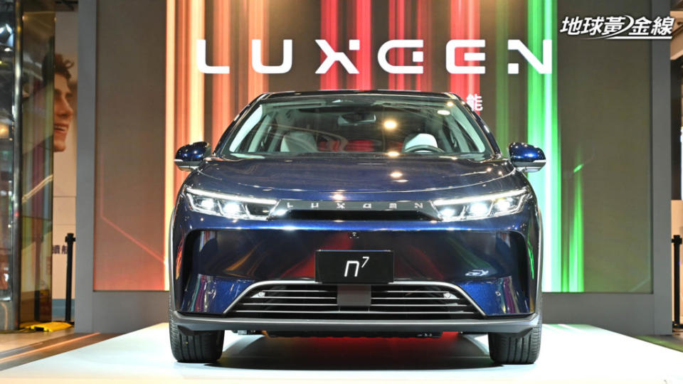 Luxgen n⁷的外觀造型也跟Model C量產版相同。(攝影/ 林先本)