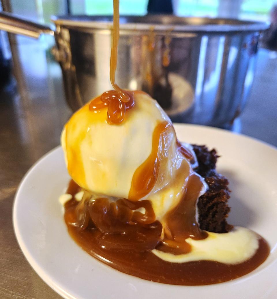 Homemade caramel sauce can take a dessert as simple as a brownie with ice cream and turn it into a masterpiece.