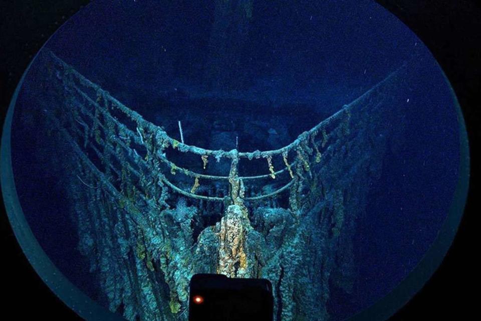 <p>EyePress News/Shutterstock</p> Titanic wreckage
