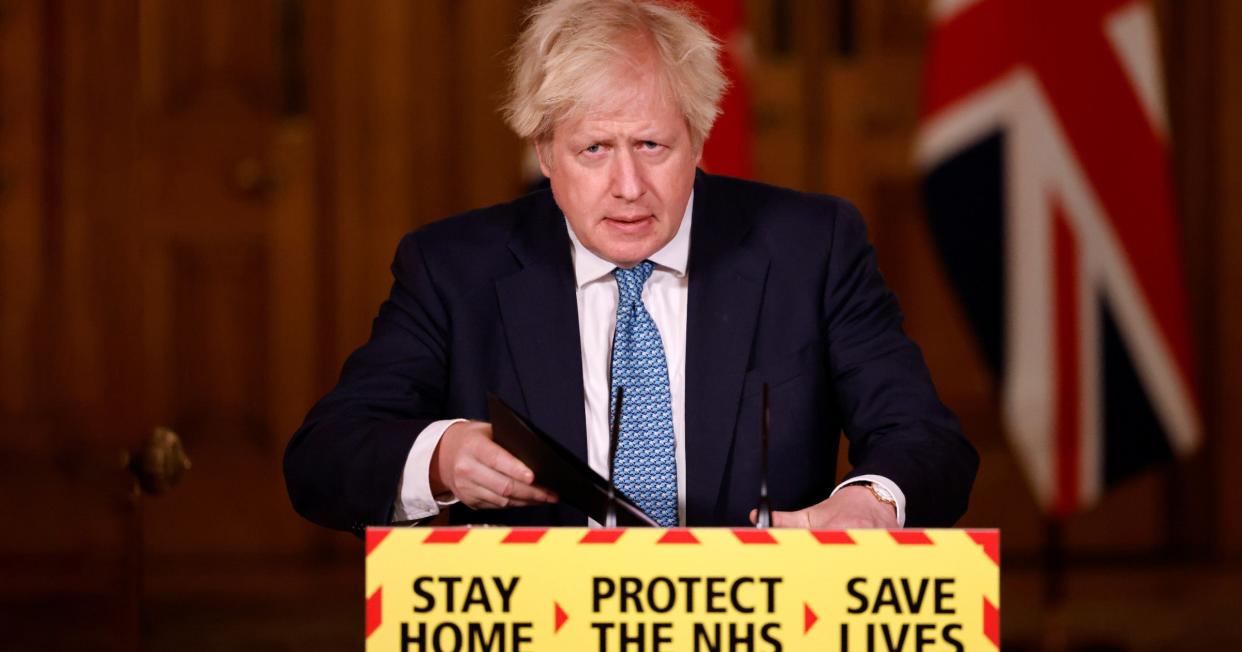 <p>Boris Johnson will appear at the briefing alongside Professor Chris Whitty Sir Patrick Vallance</p> (AFP via Getty Images)