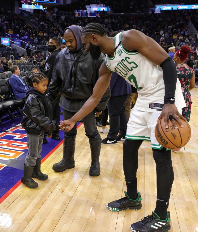 Kanye West Takes Son Saint to NBA Game – Billboard