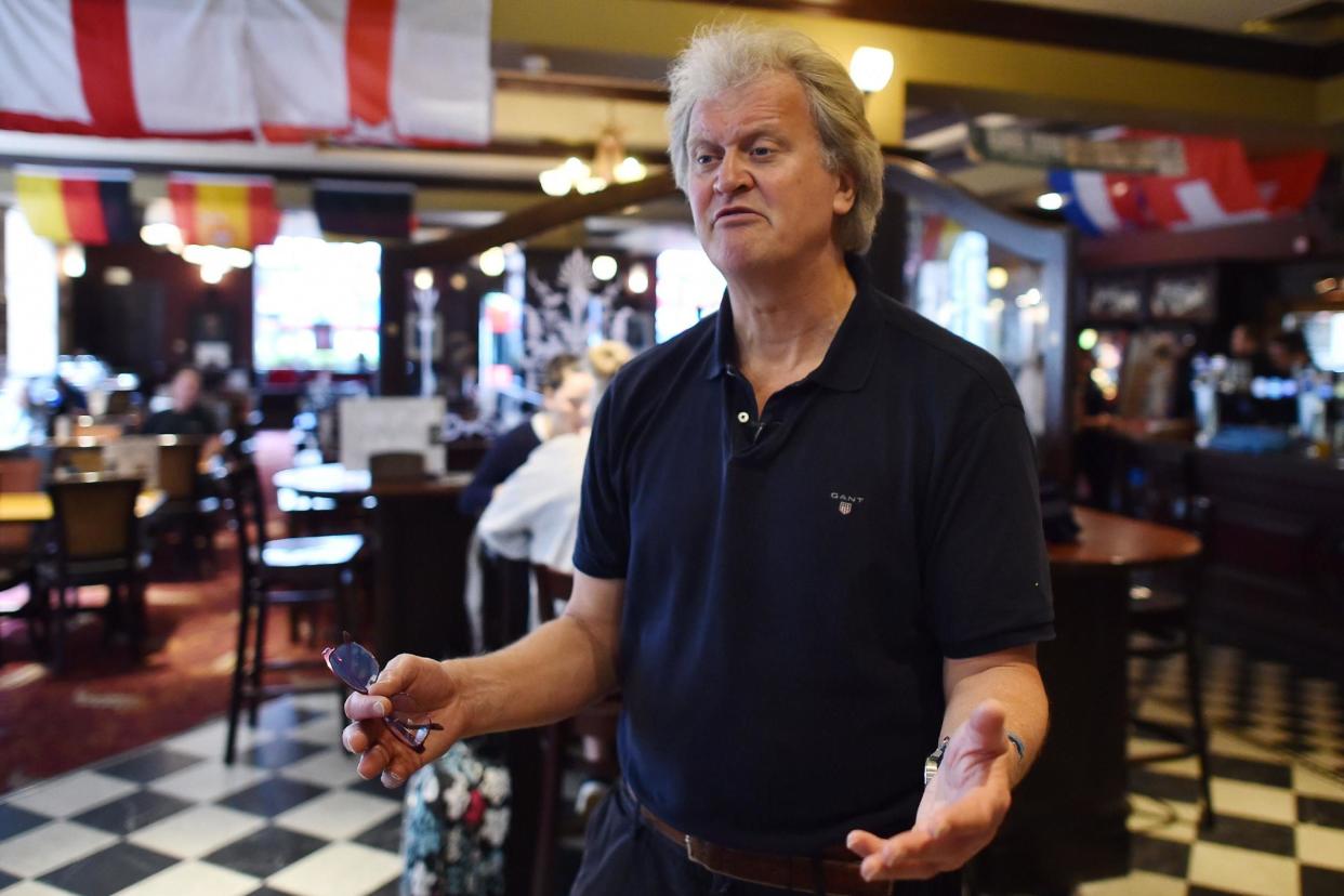 Wetherspoon's chairman Tim Martin is campaigning to reduce the level of VAT paid in pubs: AFP/Getty Images