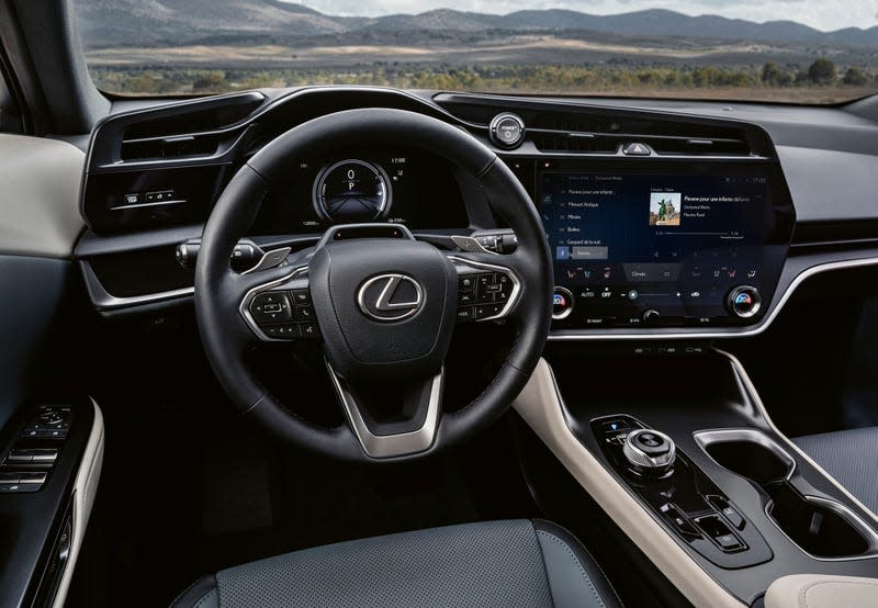 2023 Lexus RZ 450e interior