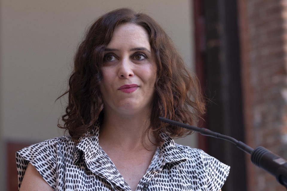 Isabel Díaz Ayuso, presidenta de la Comunidad de Madrid. (Photo by Oscar Gonzalez/NurPhoto via Getty Images)