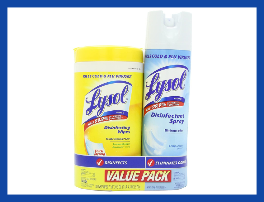 Lysol Base Household Cleaning Wipes, Crisp Linen (combo-pack). (Photo: Amazon)