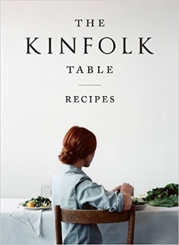 <a href="https://www.amazon.com/Kinfolk-Table-Nathan-Williams/dp/1579655327" target="_blank">'The Kinfolk Table'</a> is all about getting back to simpler times and sharing an uncomplicated meal. And for under $30, this is an easy but cherished gift for the newlywed couple.