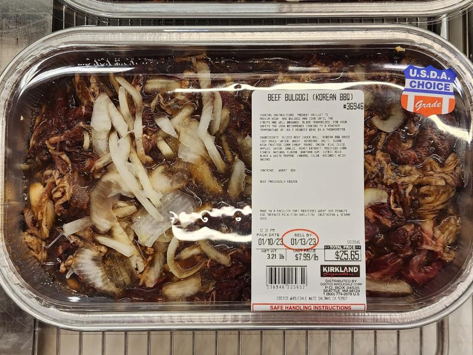 Beef bulgogi at Costco