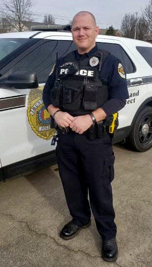 Officer Garrett Crumby, a three-year veteran of the Huntsville Police Department who was killed in the line of duty Tuesday night, previously served for eight years with the Tuscaloosa Police Department. [Submitted photo]
