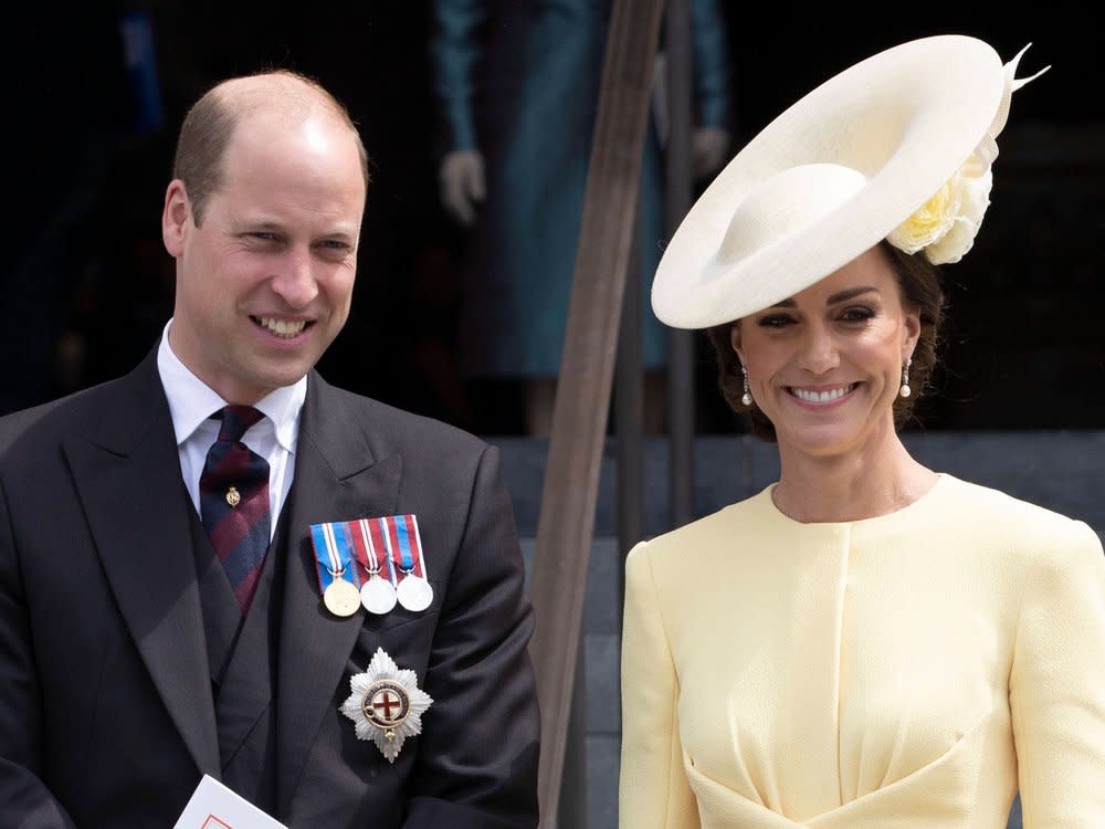 Prinz William und Prinzessin Kate sind jetzt "The Prince and Princess of Wales". (Bild: imago/i Images)