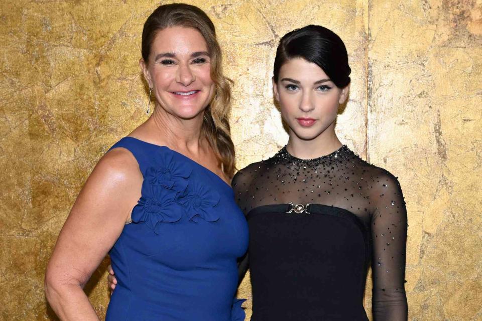 <p>ANGELA WEISS/AFP via Getty </p> Melinda French Gates and daughter Phoebe Gates