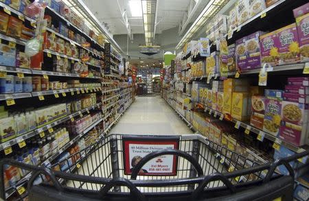 Breakfast cereal is shown for sale at a Ralphs grocery store in Del Mar, California, March 6, 2013. REUTERS/Mike Blake