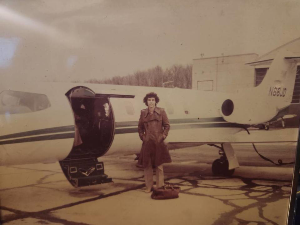 An undated photo shared by the family shows Gary Smith, pre-flight, during his early days in the music industry. The Fresno native died Jan. 20, 2024, at 77 years old.