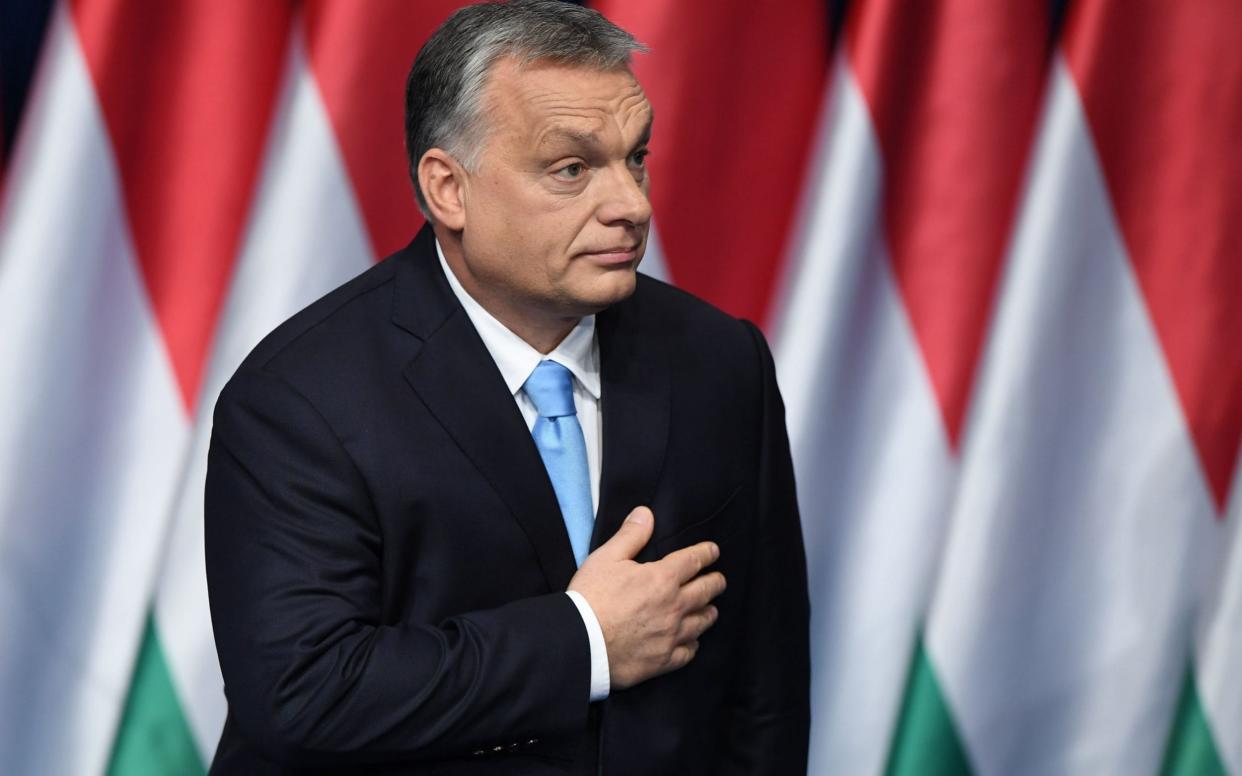 Viktor Orban, who has faced criticism by his EU allies for his illiberal policies, faces parliamentary elections next year.  - AFP