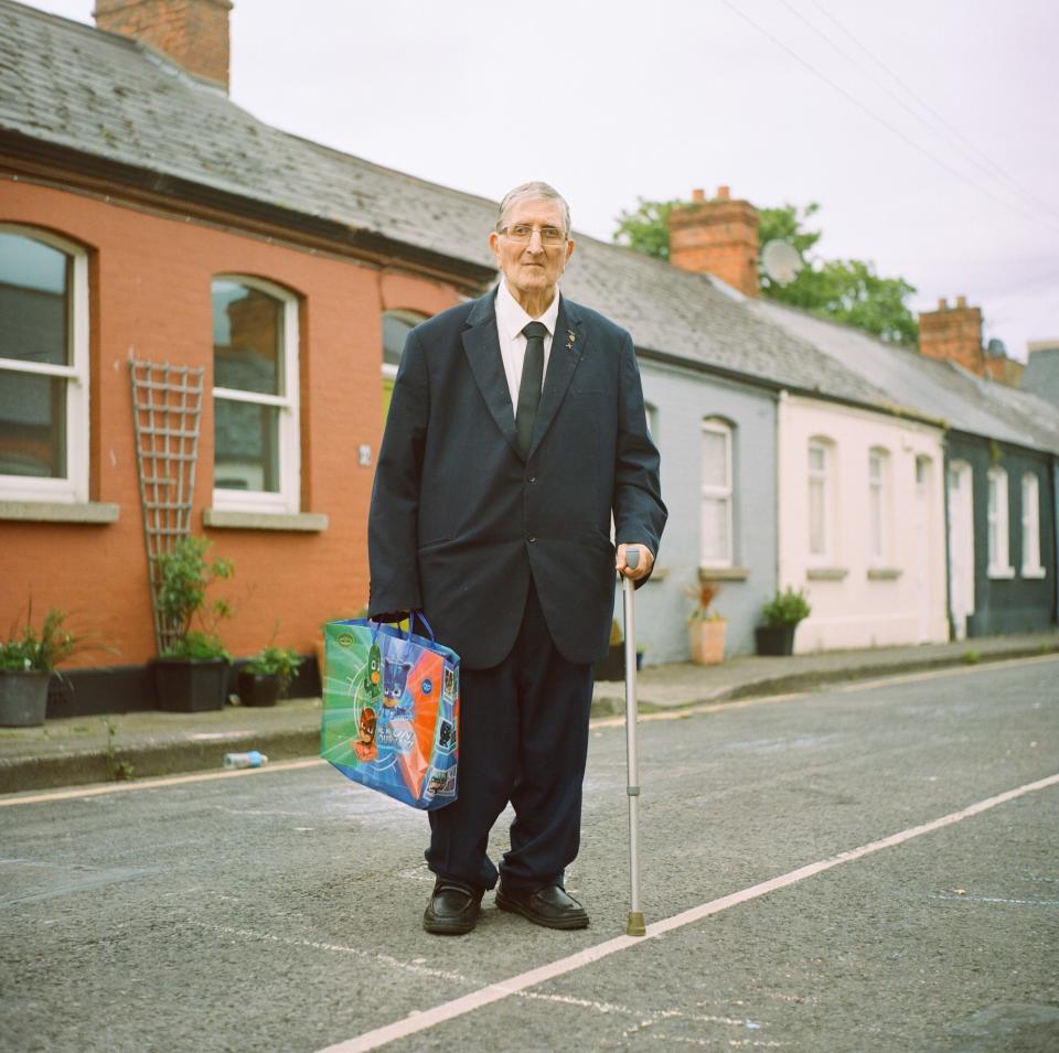 Shane Coughlan's portrait of an old man, taken on a street corner in Dublin