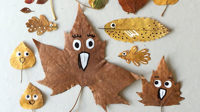 leaf thanksgiving craft