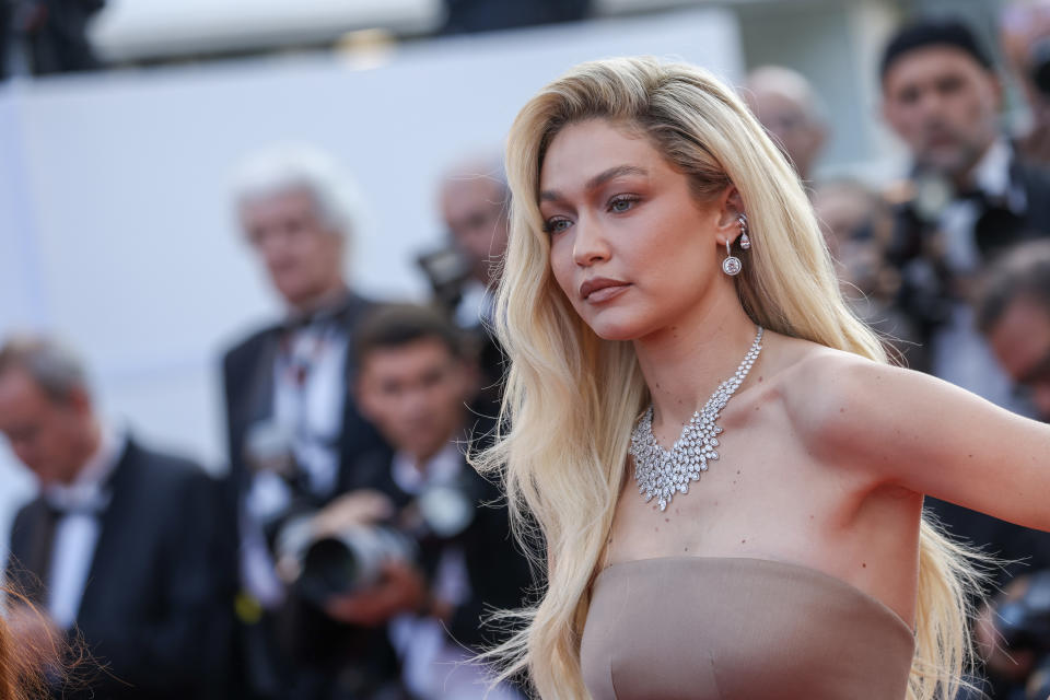 Gigi Hadid on a red carpet