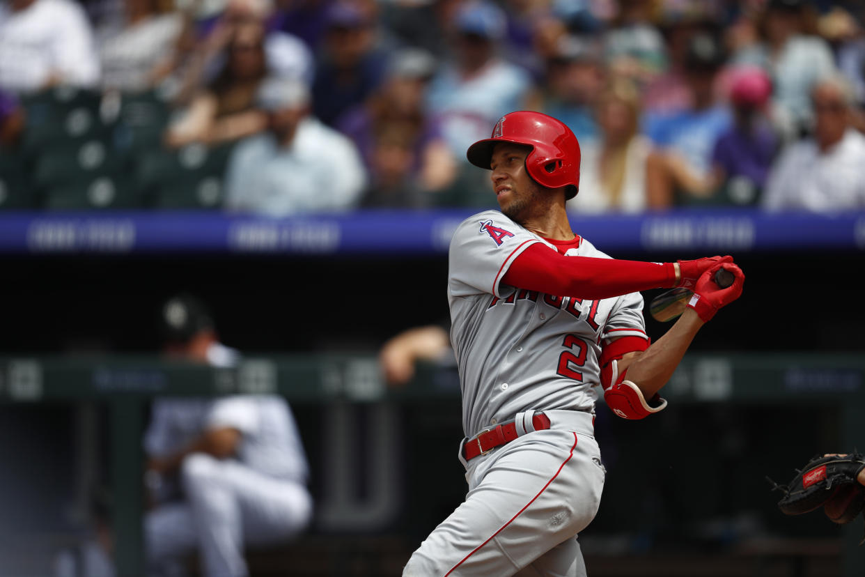 Fielding wizard Andrelton Simmons deserves more attention for hit bat (AP Photo/David Zalubowski)