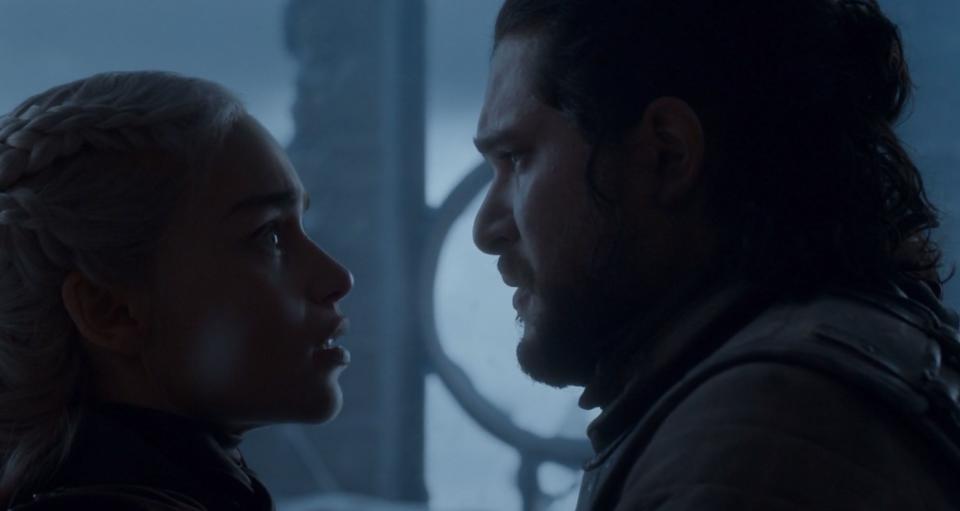 The "Game of Thrones" series finale turned into the family reunion from hell when Queen Daenerys Targaryen, First of Her Name, Breaker of Chains, <a href="https://www.huffpost.com/entry/game-of-thrones-latte_n_5cd1a4f9e4b0e4d75738e5f7" target="_blank" rel="noopener noreferrer">Fan of Frappuccinos</a>, was killed by her nephew and lover, Jon Snow/Aegon Targaryen (Kit Harington).<br /><br />As Ramsay Bolton (Iwan Rheon) once said, "If you think&nbsp;this&nbsp;has&nbsp;a&nbsp;happy ending,&nbsp;you haven't been paying attention."<br /><br />Through almost eight seasons of the show, fans had cheered for the dragon queen as she rose from an abused, scared child to a Khaleesi set on reclaiming the Iron Throne, the birth right that was taken from her.&nbsp;<br /><br />That was prior to Season 8, Episode 5, however.<br /><br />There was no coming back after Daenerys torched King's Landing in the penultimate episode, seemingly unnecessarily killing thousands upon thousands of innocent people after the city had sounded its surrender bells. After that, it was only a matter of time before the bell tolled for her.<br /><br />Following the destruction of King's Landing, Daenerys talked about liberating the rest of the world, and Jon just couldn't be cool with it. He told her she would always be his queen before stabbing her in the throne room with a dagger.<br /><br />In the game of thrones, all men must die. But Daenerys was not a man. She was the Mother of Dragons. R.I.P.