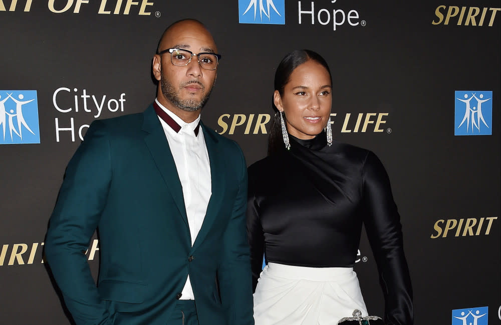 Alicia Keys’ husband insists there is no ‘negative vibes’ over the singer and Usher’s intimate halftime Super Bowl performance credit:Bang Showbiz